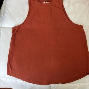 Rust Sleeveless Top